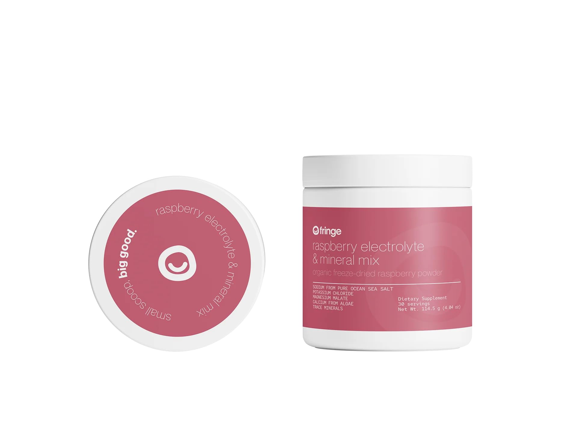 Fringe Electrolytes Powder with Freeze-Dried Raspberries 30 Servings