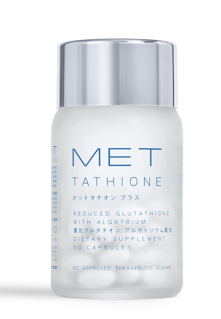Met tathione Soft Gel Glutathione Capsules with Algatrium, 60 Count