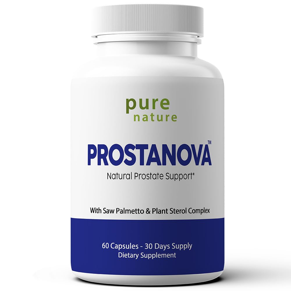 PureNature Plus Prostanova Natural Prostate Support Supplement with Saw Palmetto 60 Capsules