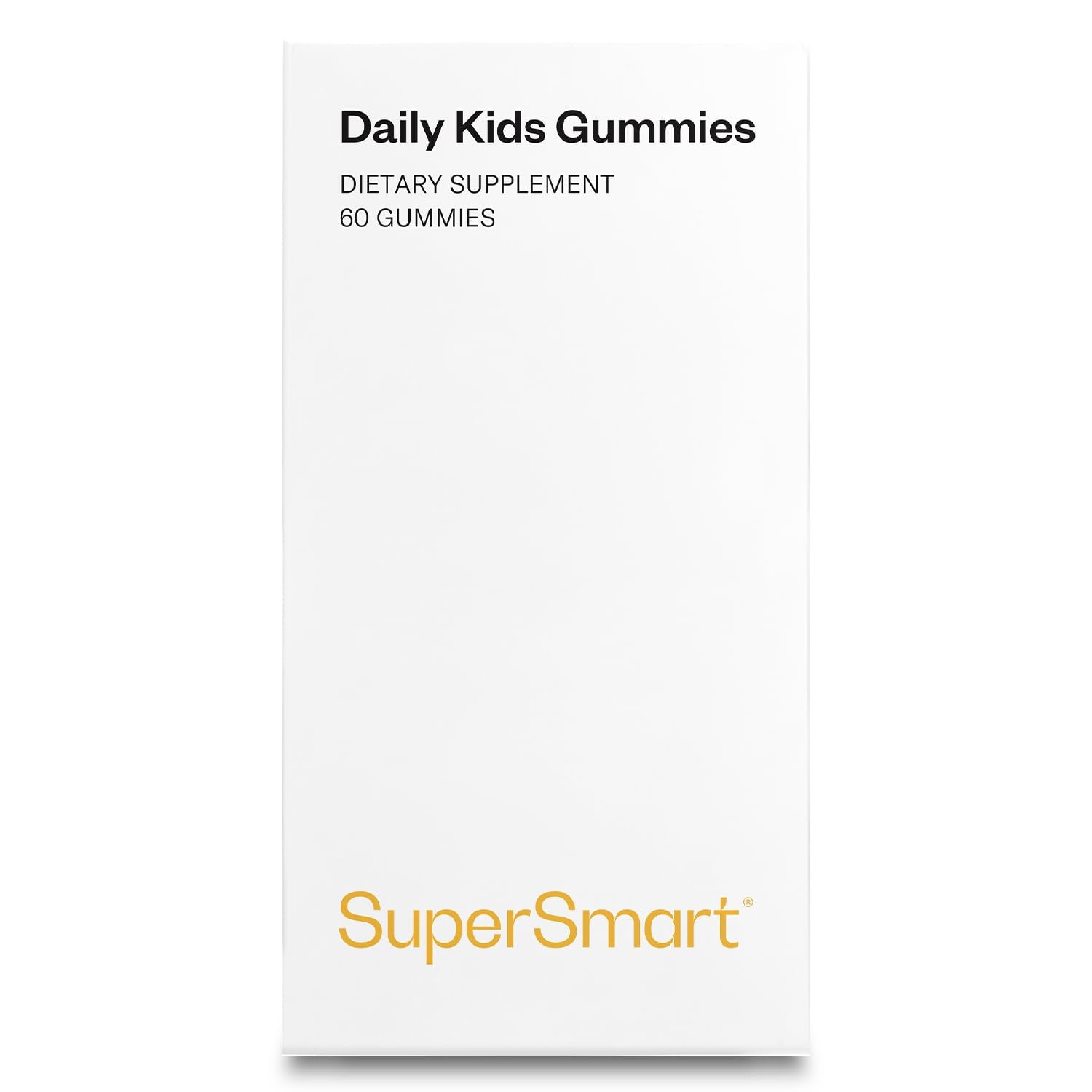 Supersmart Sugar-Free Kids Multivitamin Gummies 60 Gummies