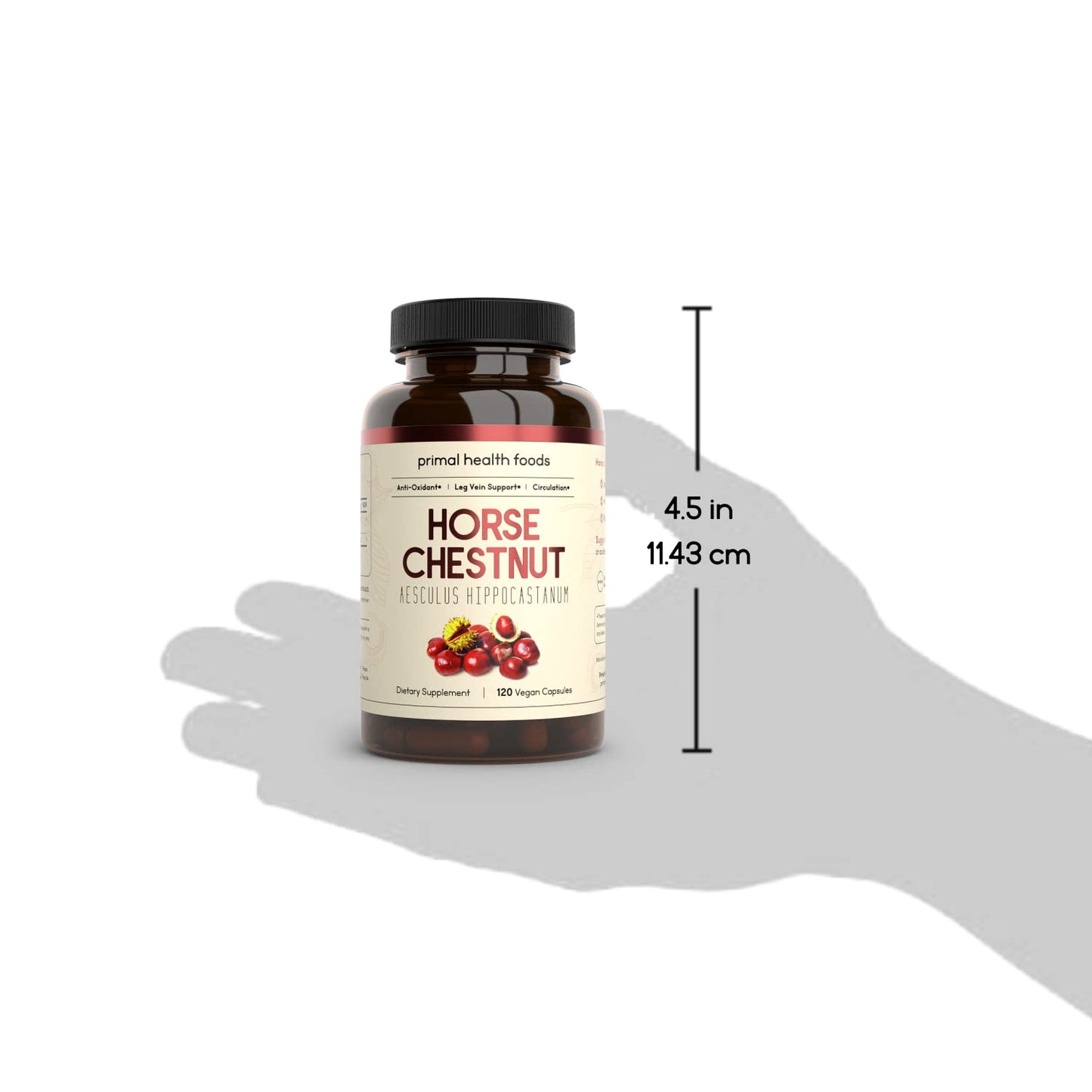 Primal Health Foods Horse Chestnut Extract 500 mg Capsule 120