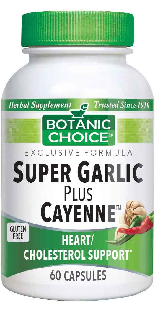 Botanic Choice Super Garlic Plus Cayenne Capsules, 60