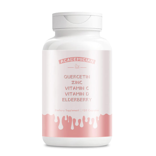 ACADEMICIAN Elderberry with Zinc, Vitamin C, and Vitamin D Capsules, 120 Count