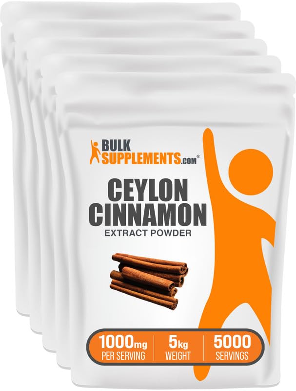 BulkSupplements Ceylon Cinnamon Extract Powder, 1000mg per serving, 176.19 oz