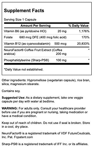 Swanson MindFull Cognitive Performance Advanced Formula Capsules, 30 Count