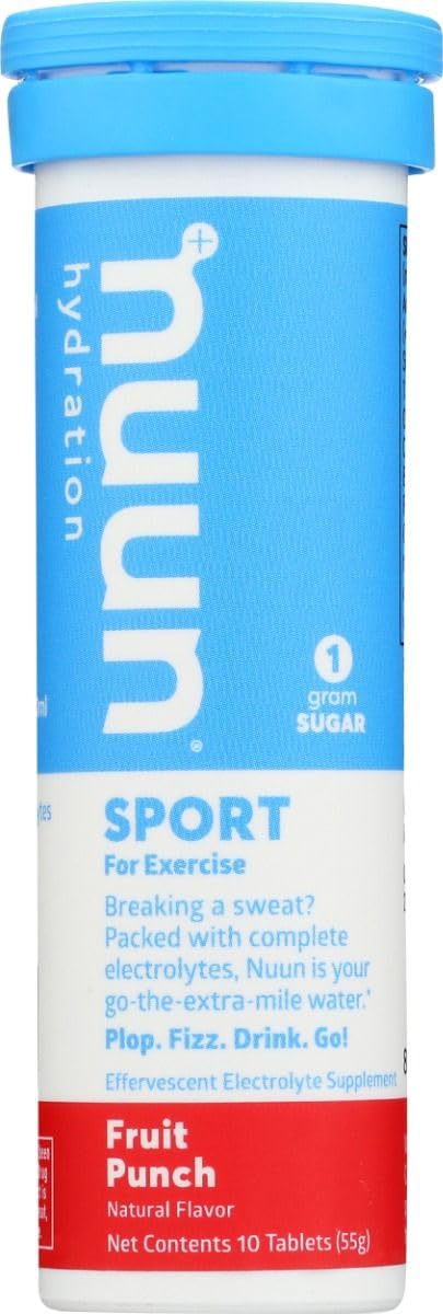 Nuun Active: Fruit Punch Electrolyte Enhanced Drink Tablets, 20 Tablets