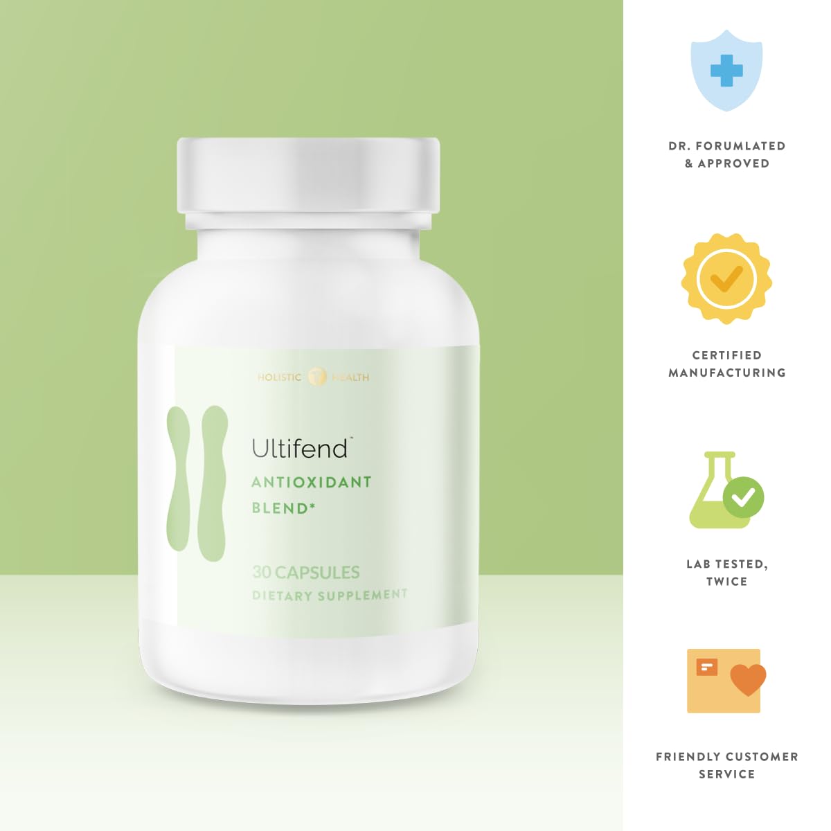 Holistic Health Ultifend Antioxidant Blend 30 Capsules