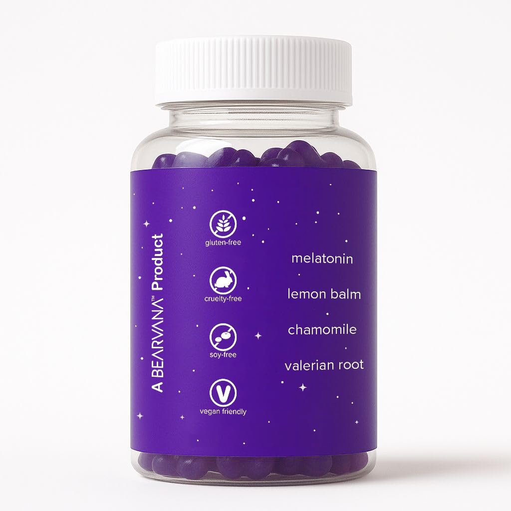 BEARVANA Sleep Gummies with Melatonin Gummies 60 Count