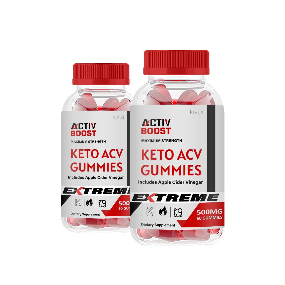 Kivus Activ Boost Gummies - Activ Boost Keto ACV Gummies, 120 Gummies