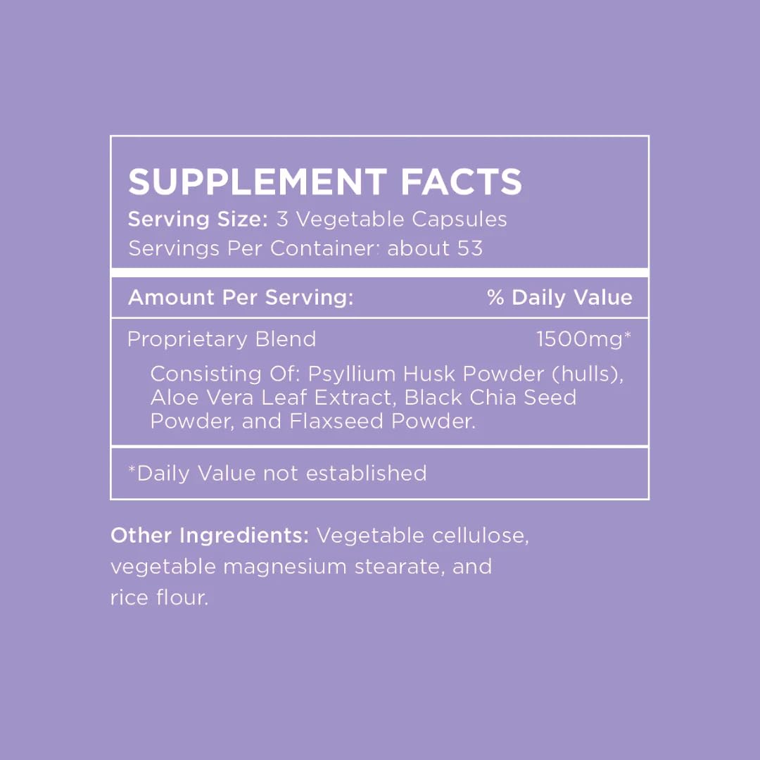 Pure for Men Stay Ready Fiber Supplement, Vegan Capsule, 160 Capsules