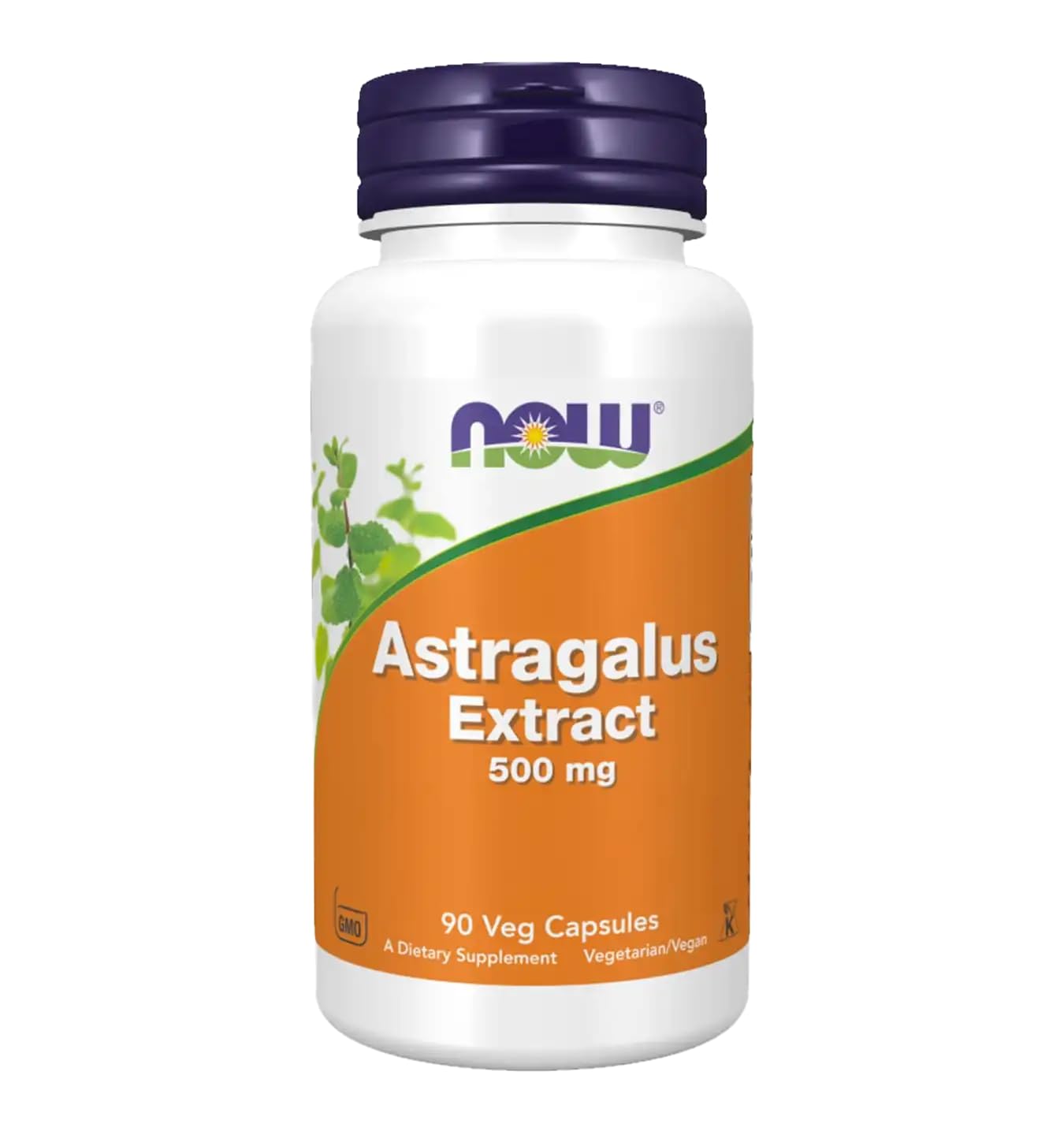 NOW Foods Astragalus Extract 500 mg, 90 Vegetarian Capsules