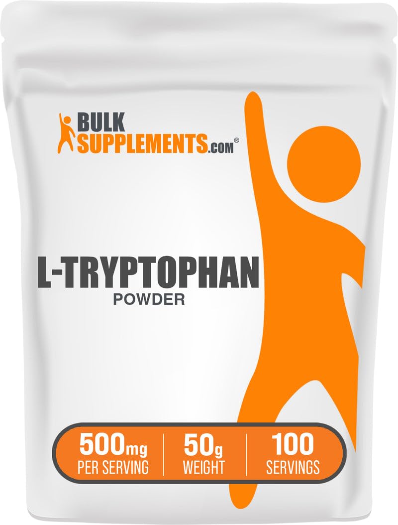 BulkSupplements L-Tryptophan Powder 50 g