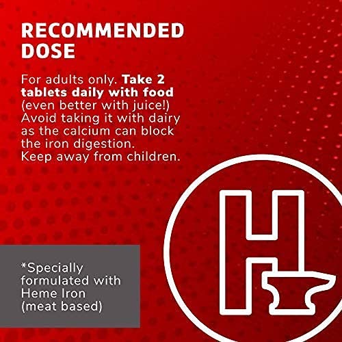 Globulo Rojo Iron Supplement Tablets 360