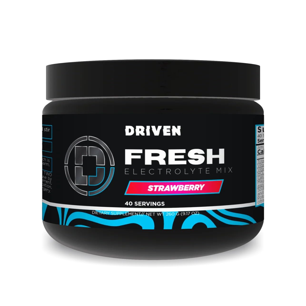 Driven Nutrition F.R.E.S.H Fluid Replacement Energy Stamina Hydration Electrolyte Powder, 9 Ounce