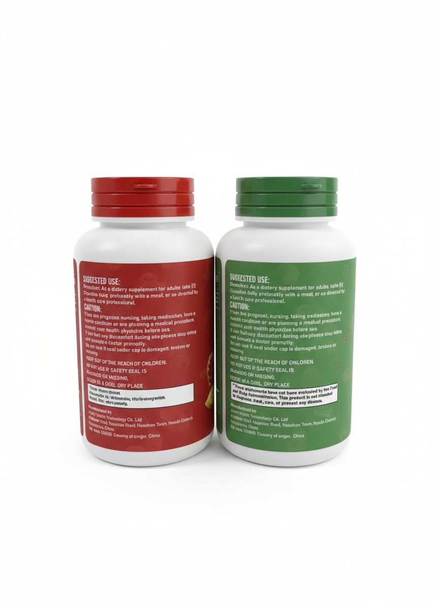 Generic Superfood Fruits and Vegitables with Whole Food Ingredients Balance Energy Levels Capsules 180