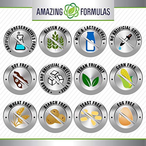Amazing Nutrition Vitamin K2 Menaq7 MK7 Supplement Capsules 120 Count