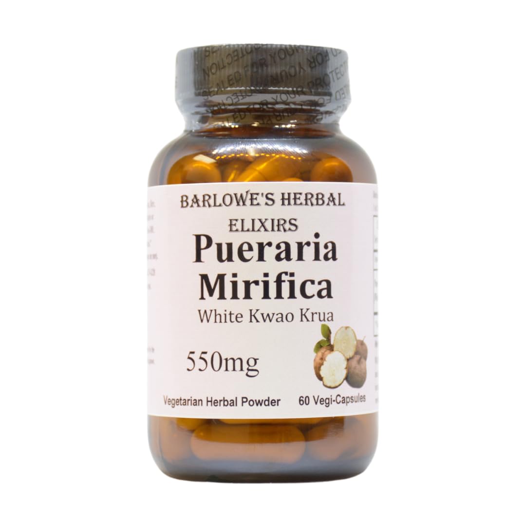 Barlowe's Herbal Elixirs Pueraria Mirifica 550 mg Per Capsule Capsules 60 Count
