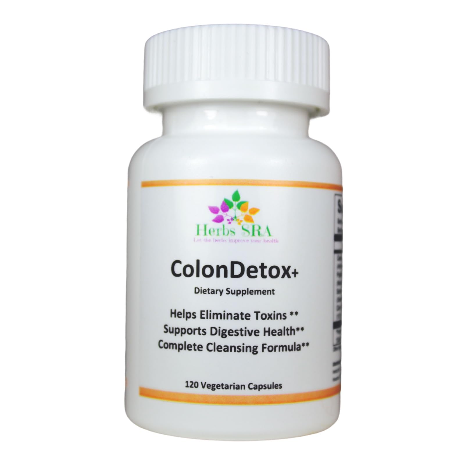 Herbs SRA ColonDetox+ Dietary Supplement Capsules, 120 Count