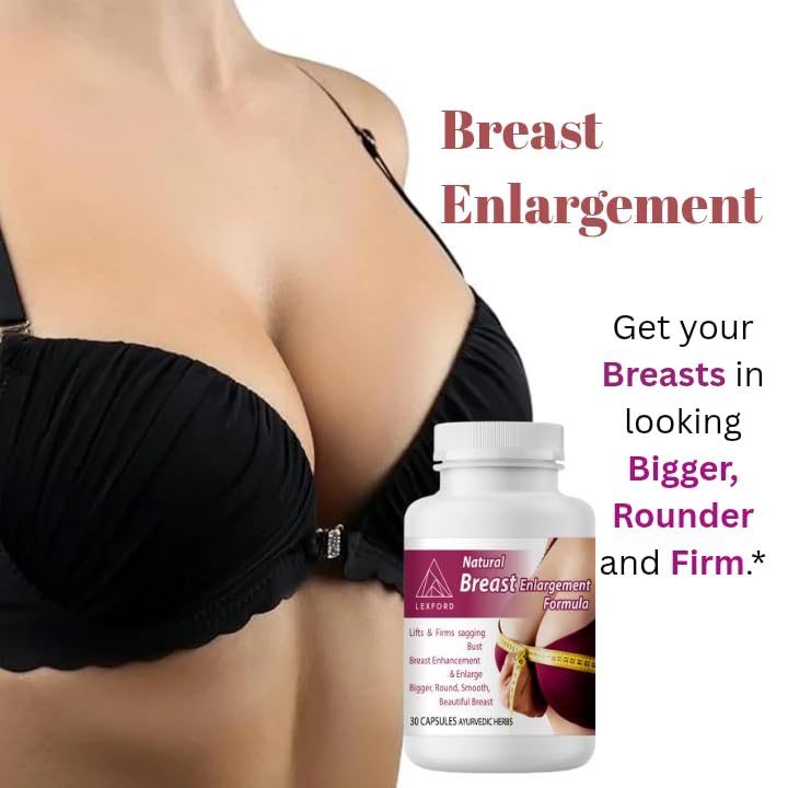 Lexford Enhance Breast Enlargement Pills for Women and Trans-Women Capsule, 30 Count