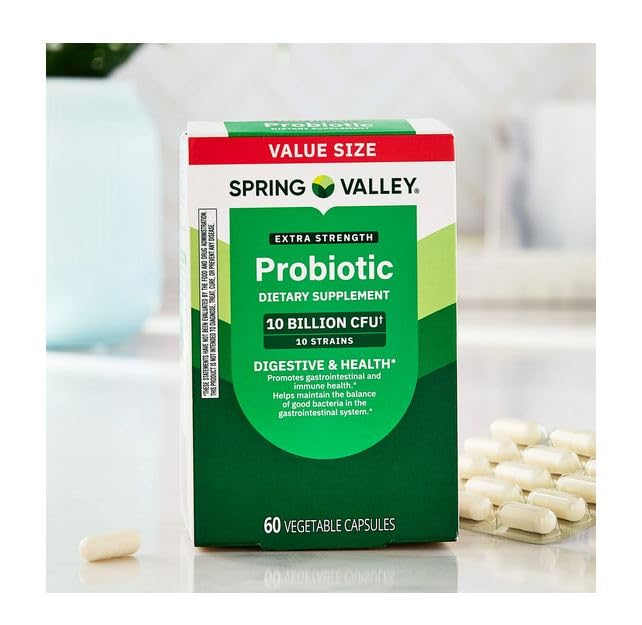 H4U Probiotic Vegetable Tablets for Digestive Health, 60 Tablets