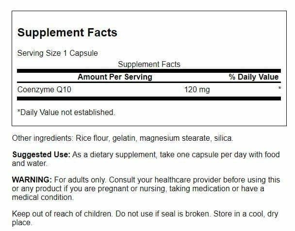 Swanson CoQ10 Capsule 200 Capsules