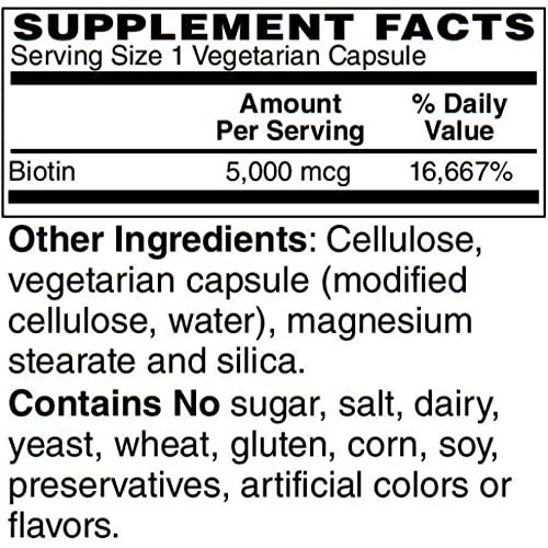 BariatricPal Biotin 5,000 mcg Caplets 120 Caplets