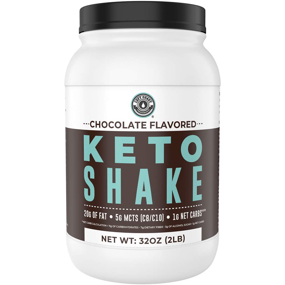 Left Coast Performance Keto Meal Replacement Shakes Powder 32