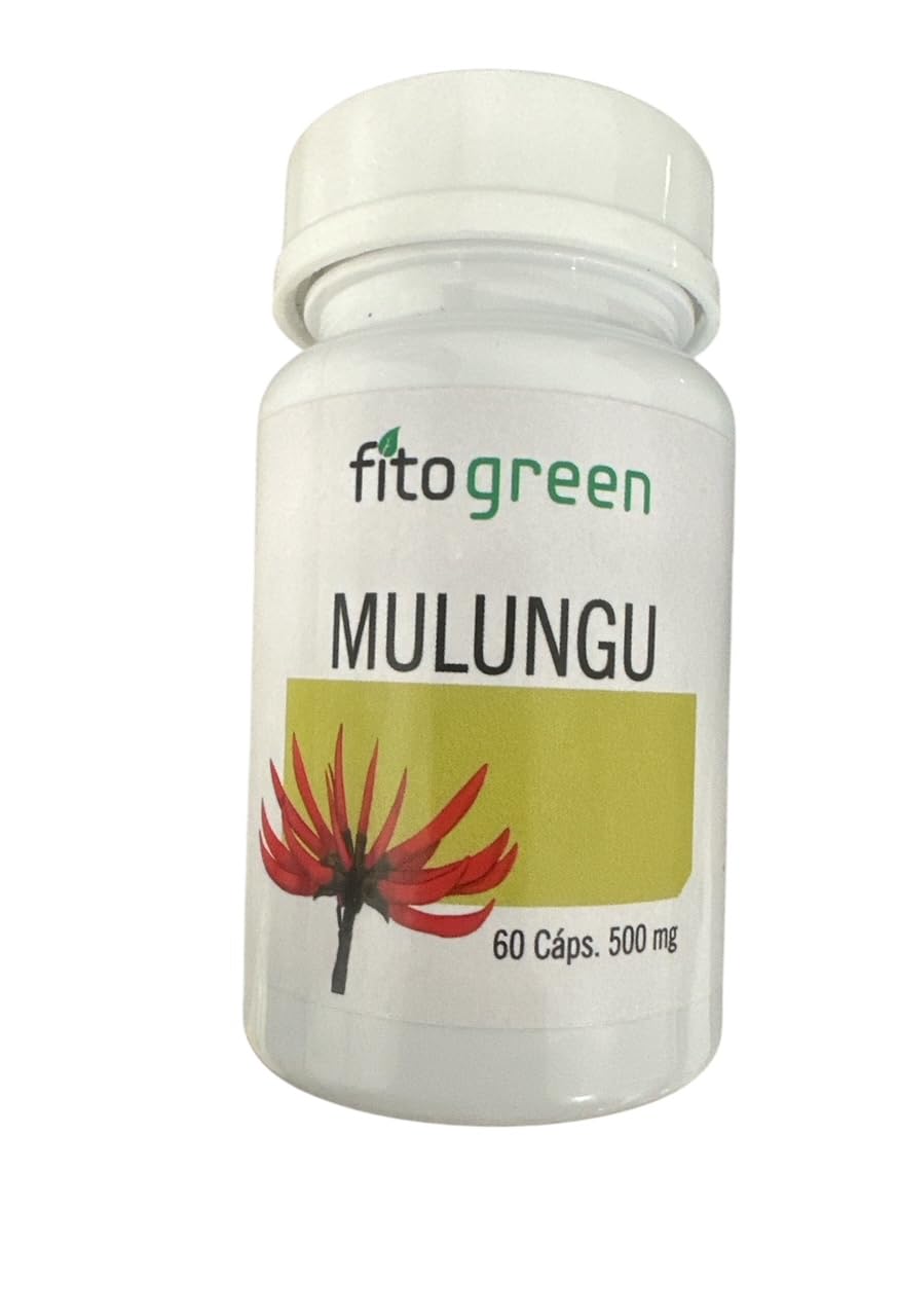 Fitogreen Mulungu (Erythrina Mulungu) 500 Mg Capsule, 60 Count