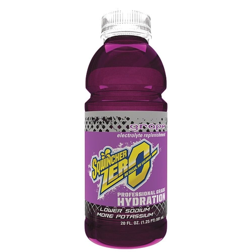 Sqwincher Zero Electrolyte Powder, Grape, 480