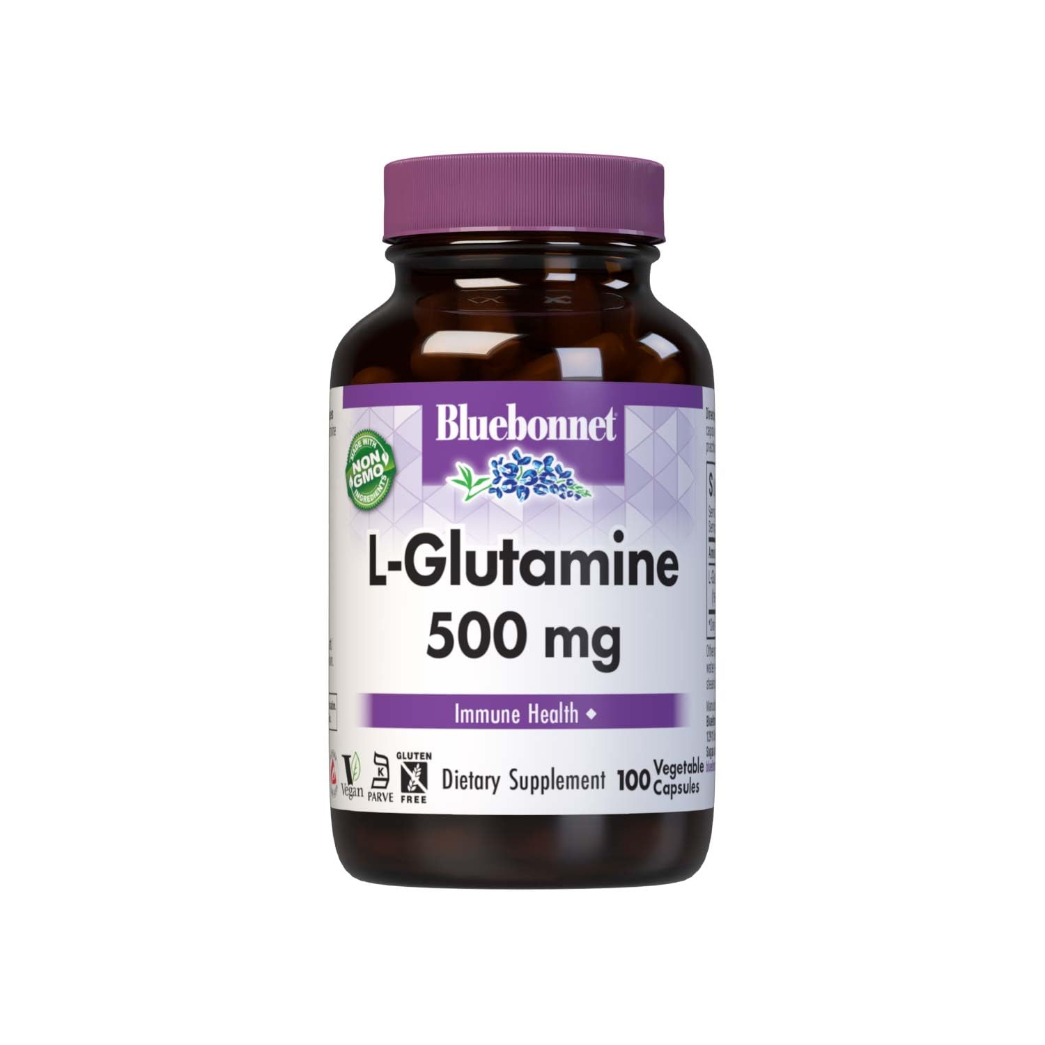 BlueBonnet L-Glutamine Capsule 100 Count