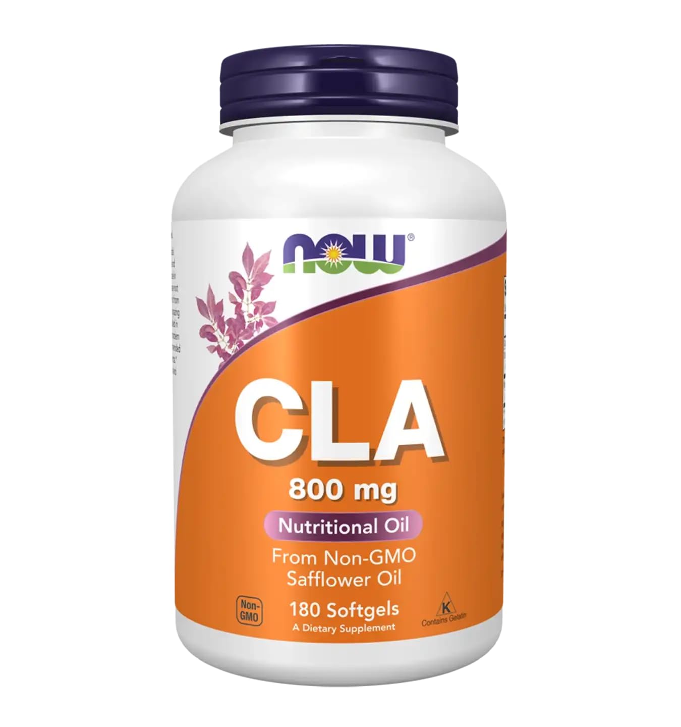 NOW Foods CLA 800 mg, 180 Softgels