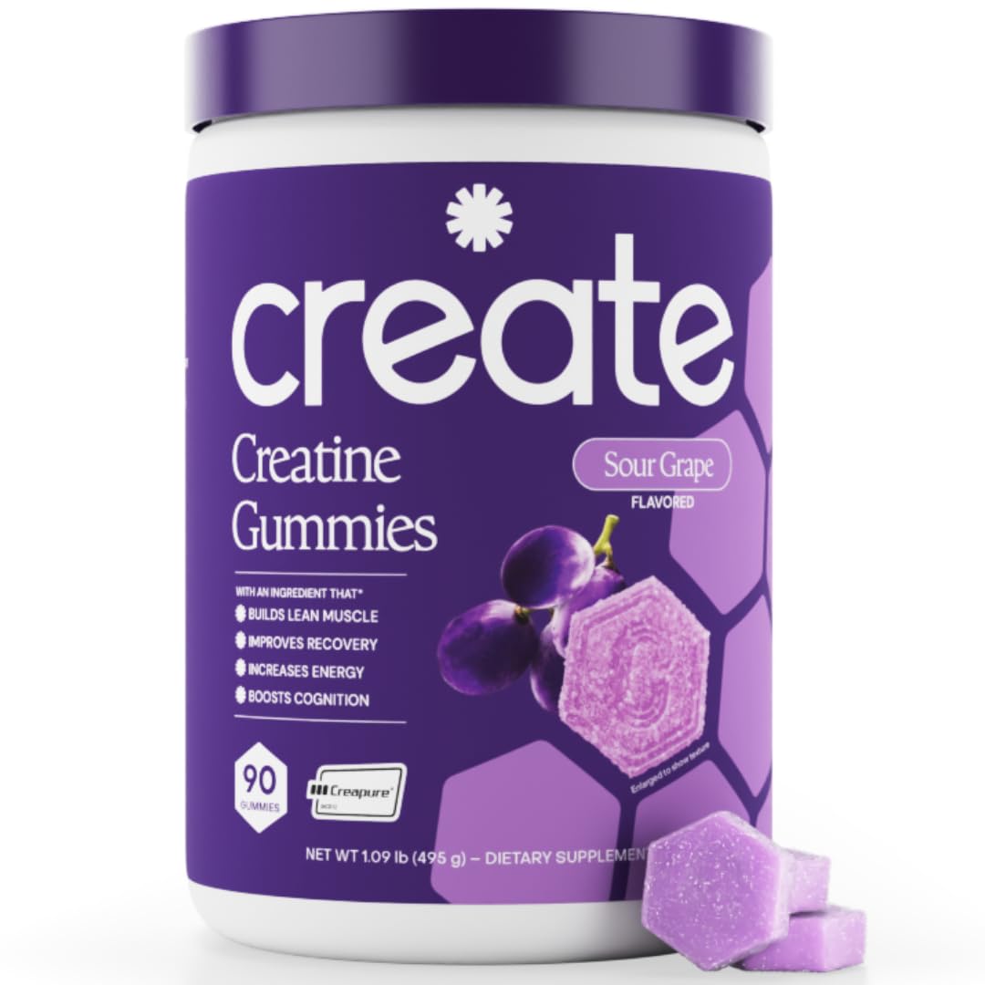Create Creatine Gummies – Energy & Strength, 90 Count