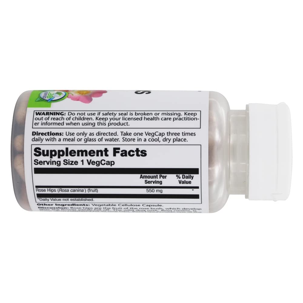 SOLARAY Rose Hips 100 Capsules