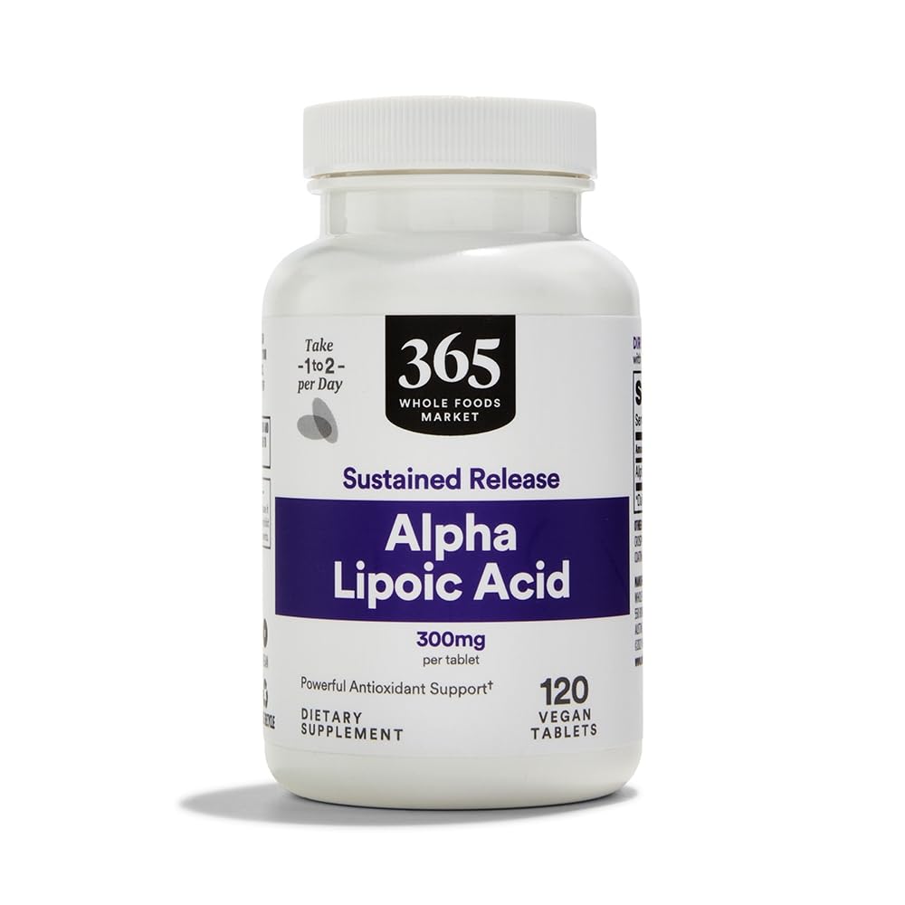 365 by Whole Foods Market Alpha Lipoic Acid 300mg Sustained Release Tablets, 120 Count