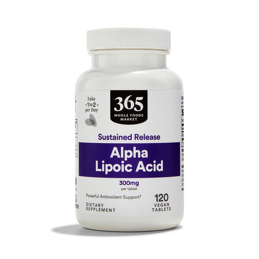 365 by Whole Foods Market Alpha Lipoic Acid 300mg Sustained Release Tablets, 120 Count