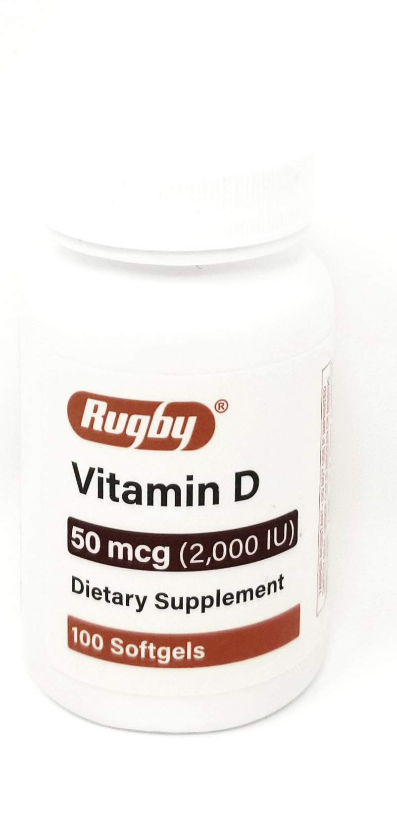 RUGBY LABORATORIES Vitamin D3 Capsule 100 Capsules