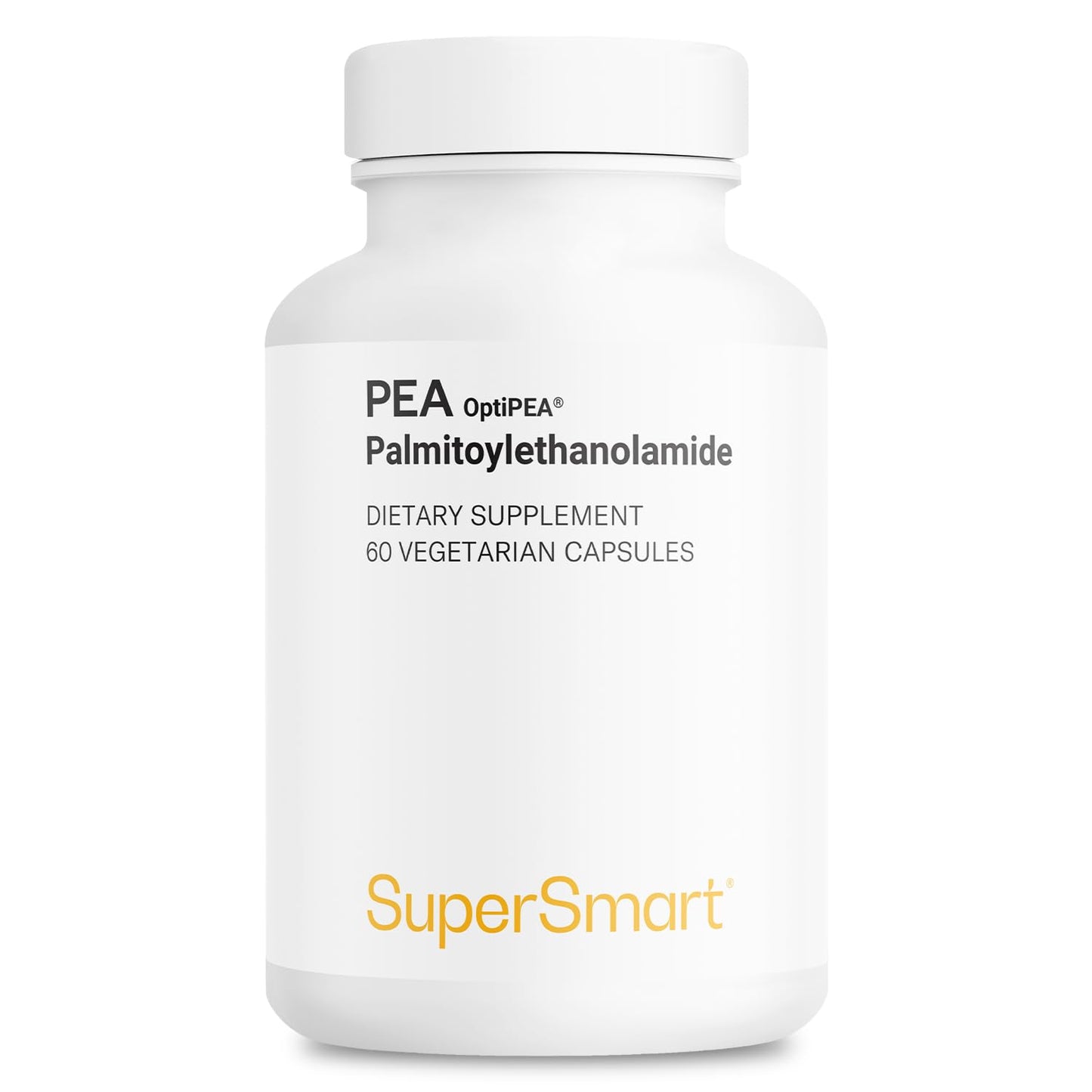 Supersmart 99% Pea Supplement PalmitoylEthanolAmide Capsules, 60 Count