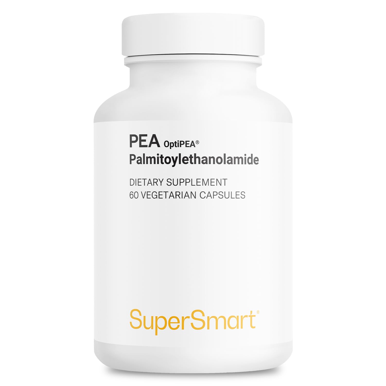 Supersmart 99% Pea Supplement PalmitoylEthanolAmide Capsules, 60 Count