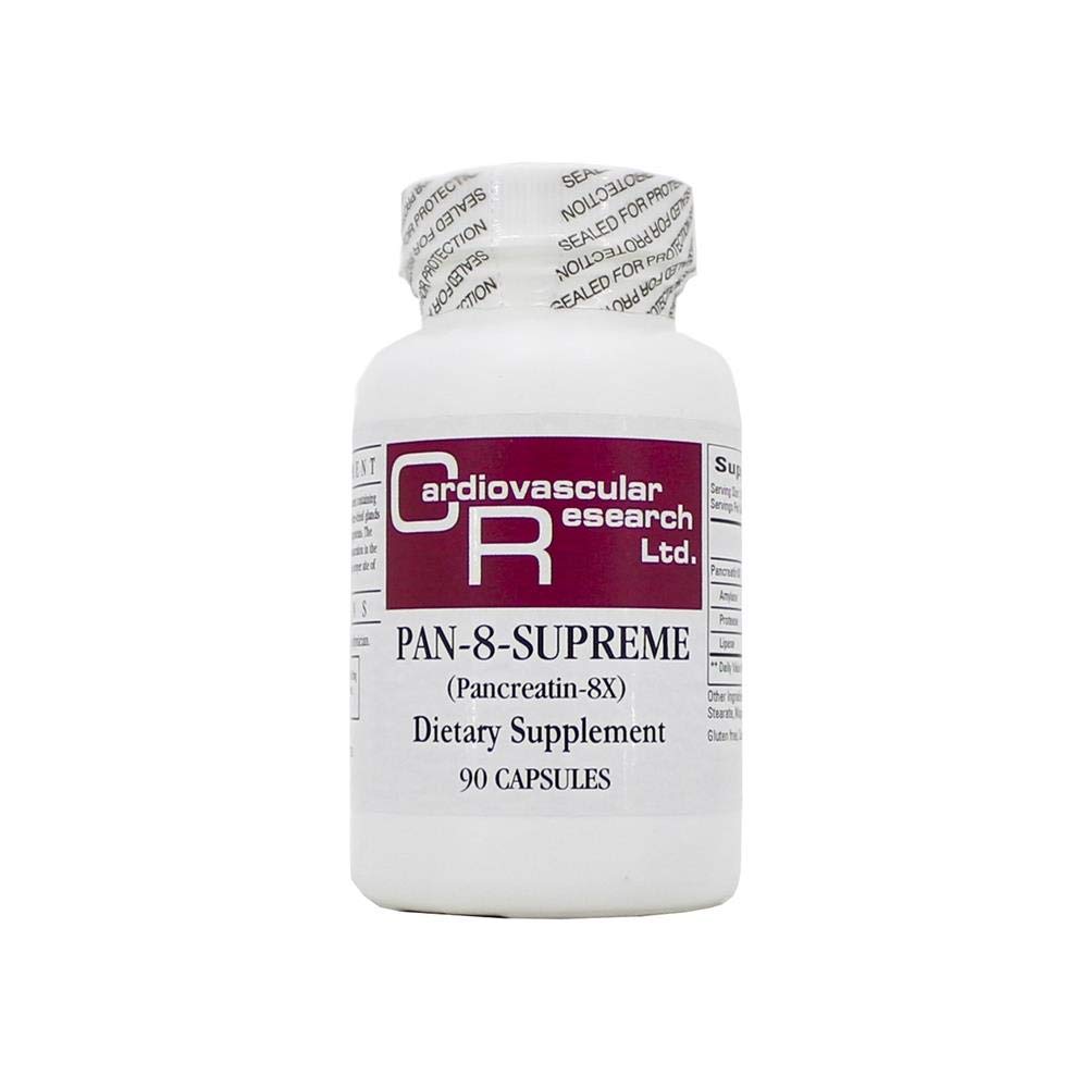 Ecological Formulas Pan-8-Supreme (Pancreatin-8X) Capsules 90