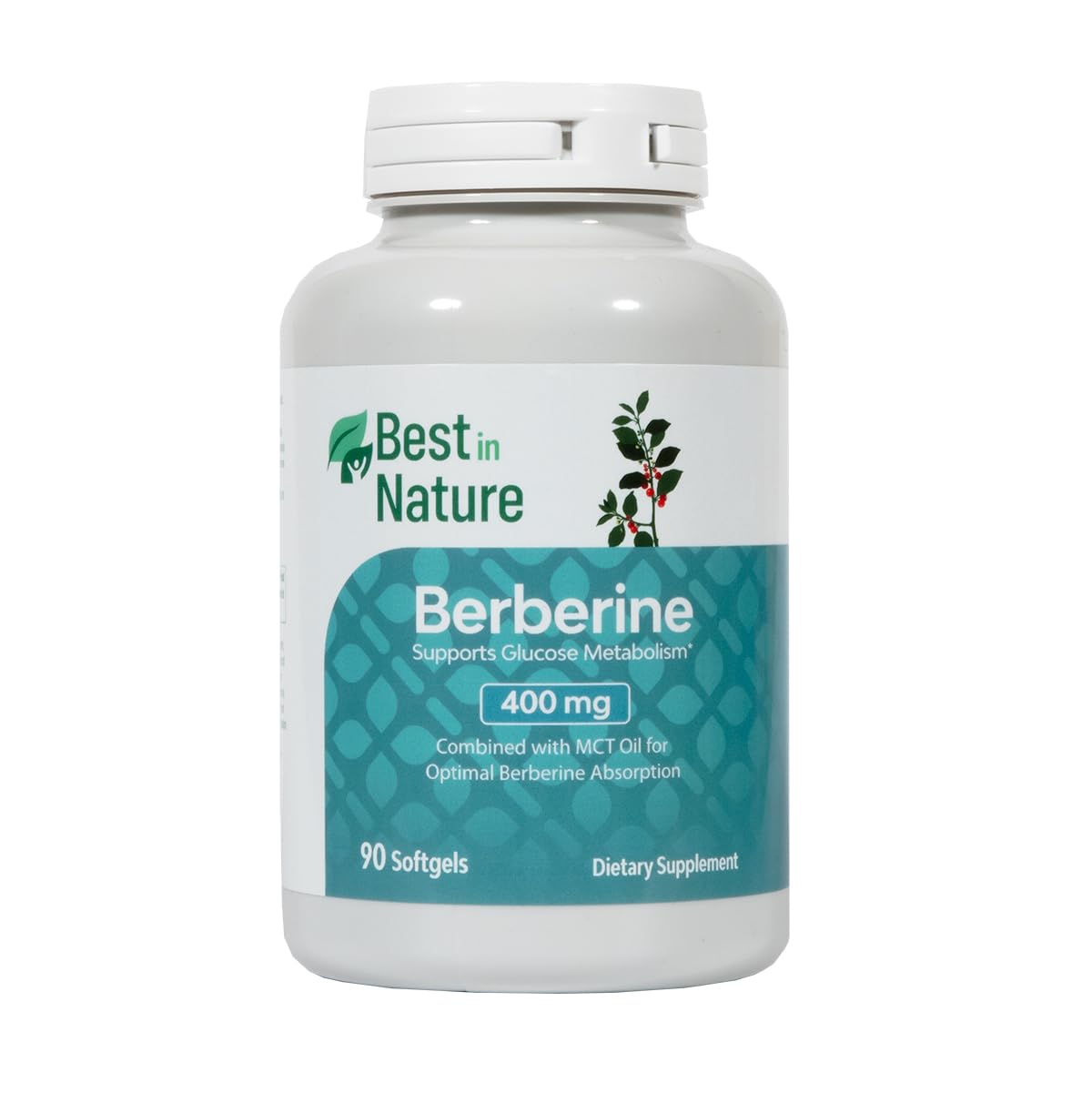 Best in Nature Berberine 400mg 90 Softgels