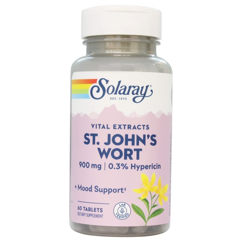 Solaray St. John's Wort Tablets 1 Tablet