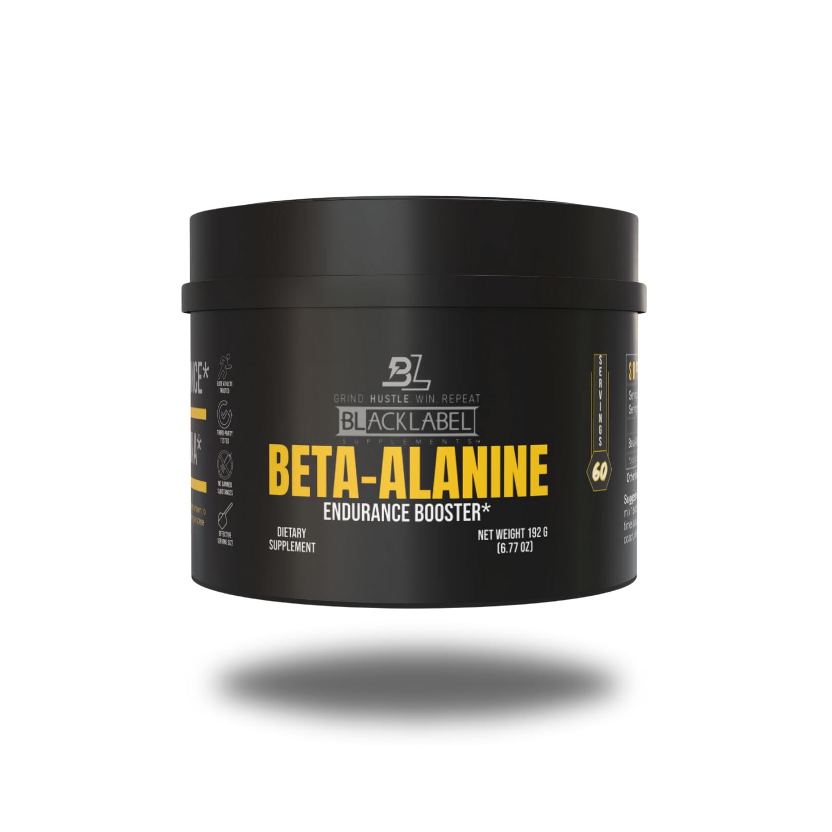 BLACKLABEL Supplements Beta-Alanine Powder 6.77 oz