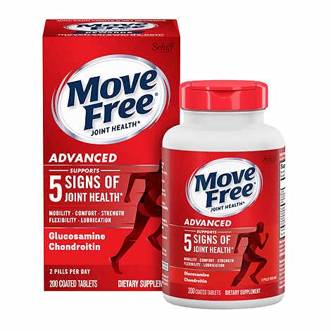Move Free Glucosamine, Chondroitin with Uniflex Tablets, 80 Count