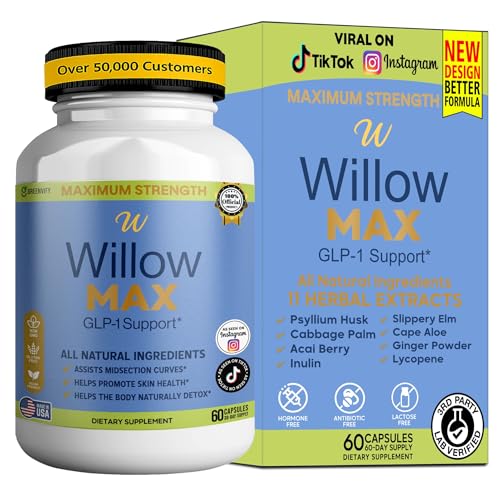 GREENVIFY Willow MAX GLP-1 Support Dietary Supplement Capsule, 60 Capsules