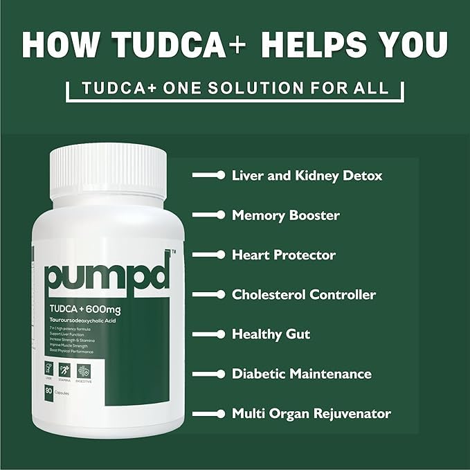 Generic Tudca 600mg Liver Detox Supplement 90 Capsules