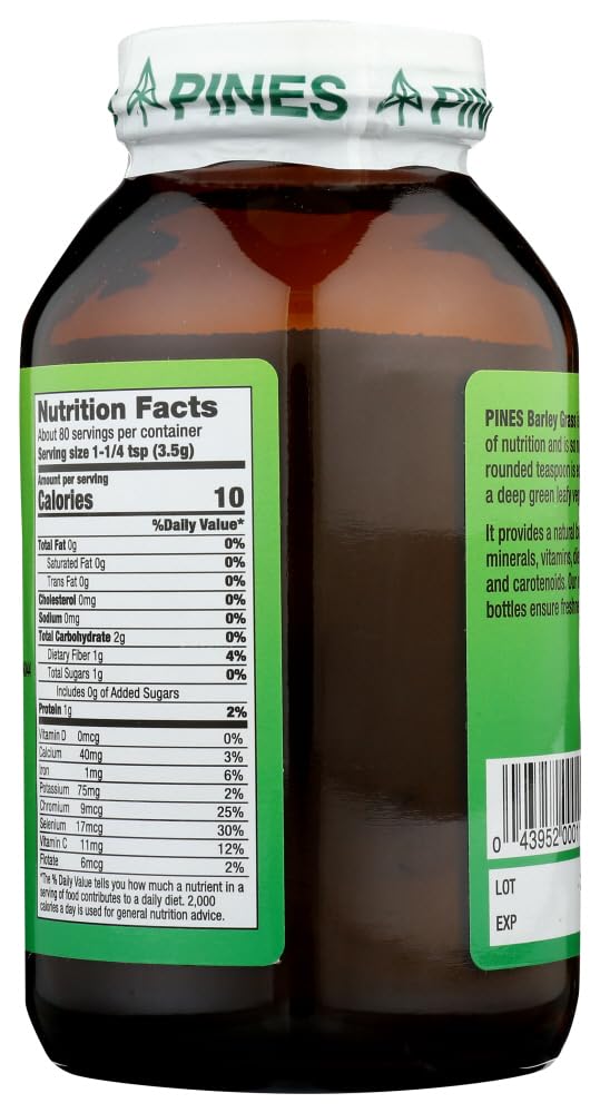 Pines Barley Grass Powder, 10 oz