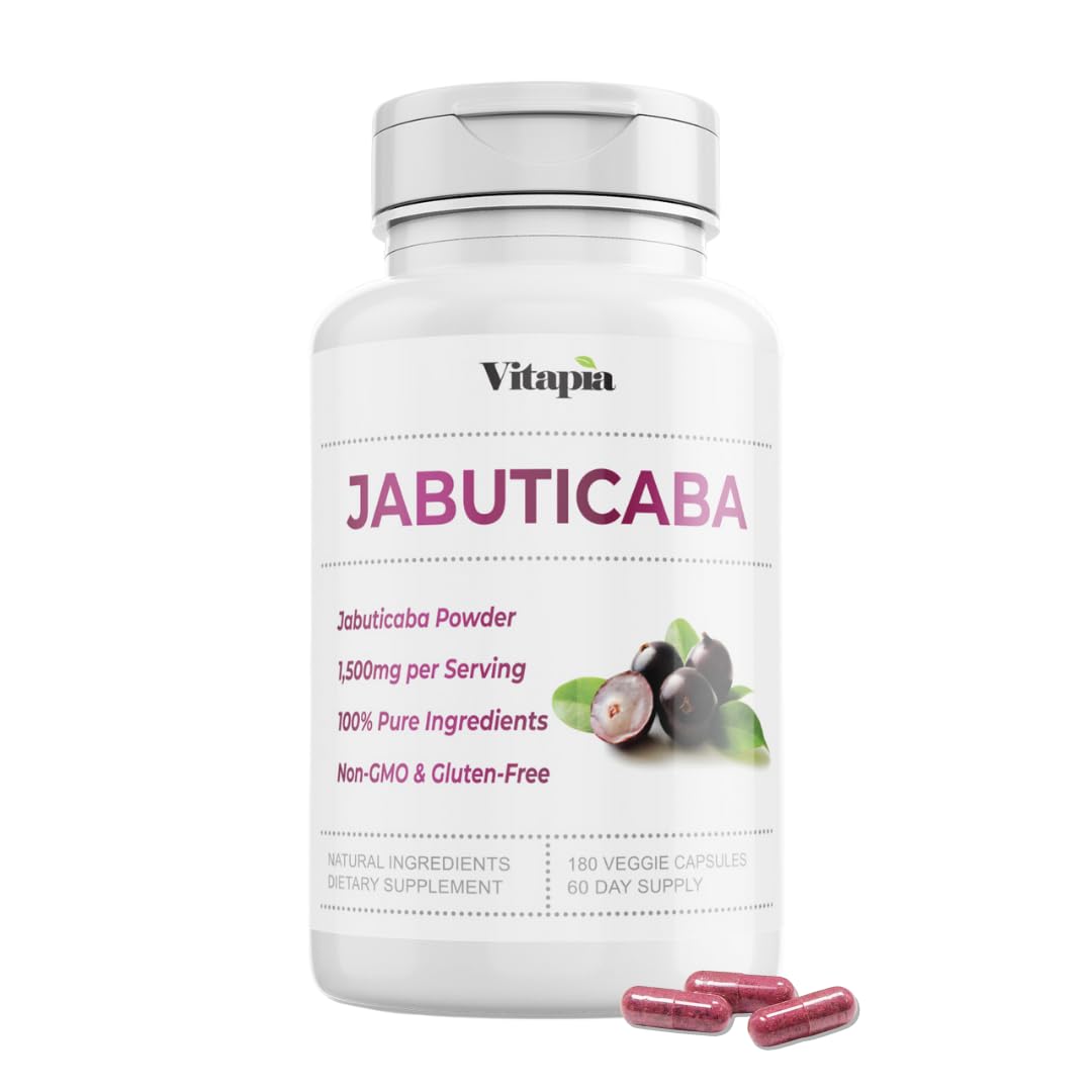 Vitapia Jabuticaba Fruit Powder Supplement Capsule 180 Count