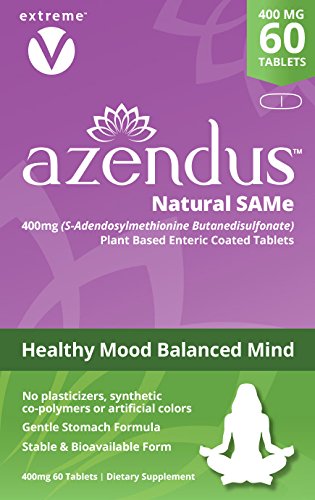 Extreme V Azendus SAM-e Mood Support 400mg Tablets, 60 Count