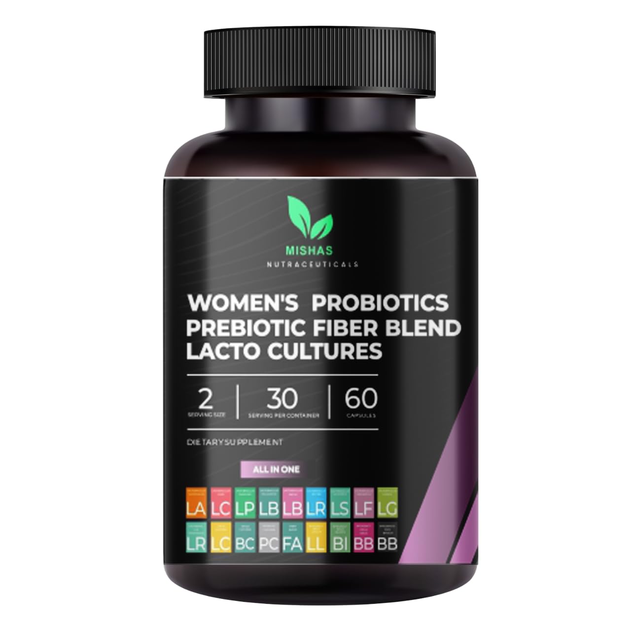 Mishas Probiotics for Women Capsules 60 Count