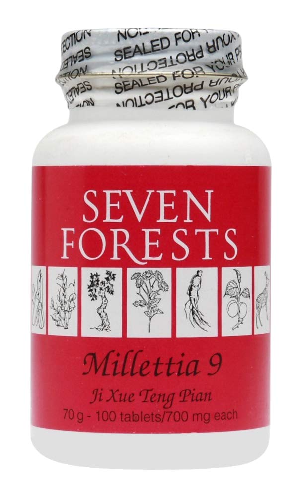 Seven Forests Millettia 9 Ji Xue Teng Pian Tablets, 100